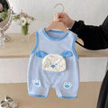 Summer new sleeveless baby clothes infant rompers newborn cartoon super cute outing outfit summer onesie
