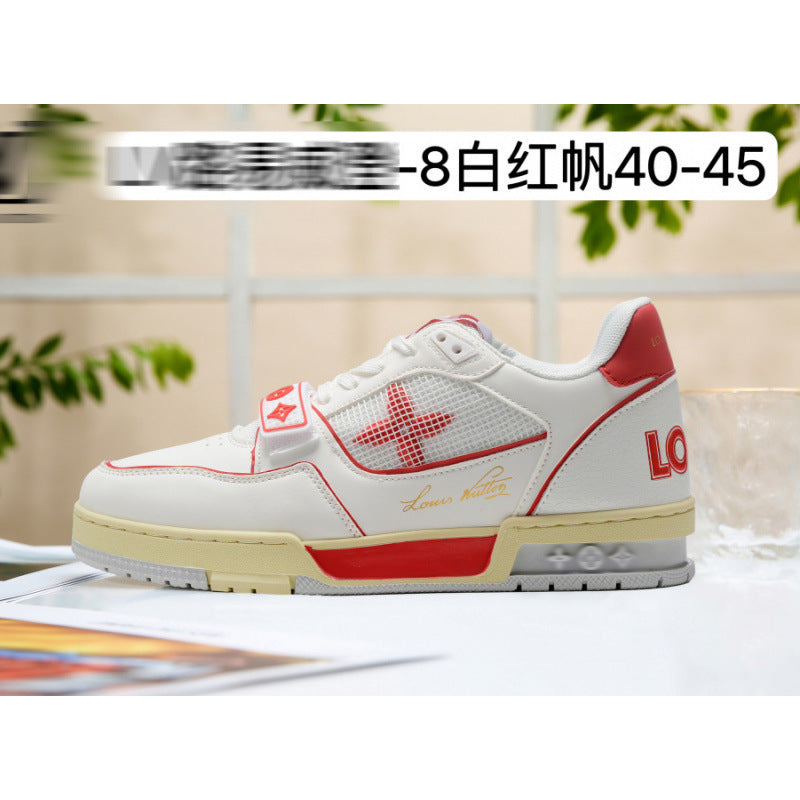 European market men's and women's bread shoes, height-increasing chunky sole dad shoes, fashionable and versatile sneakers, couple's skate shoes