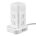 Smart vertical power strip socket with usb mobile phone charging multi-port tower office for home creative power strip rubik's cube