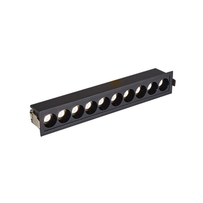 Line light embedded narrow frame spotlight grille light LED ceiling light modern living room strip without main light lighting