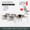 【e0 grade board】king-size six-seater desk with chairs (delivery included)