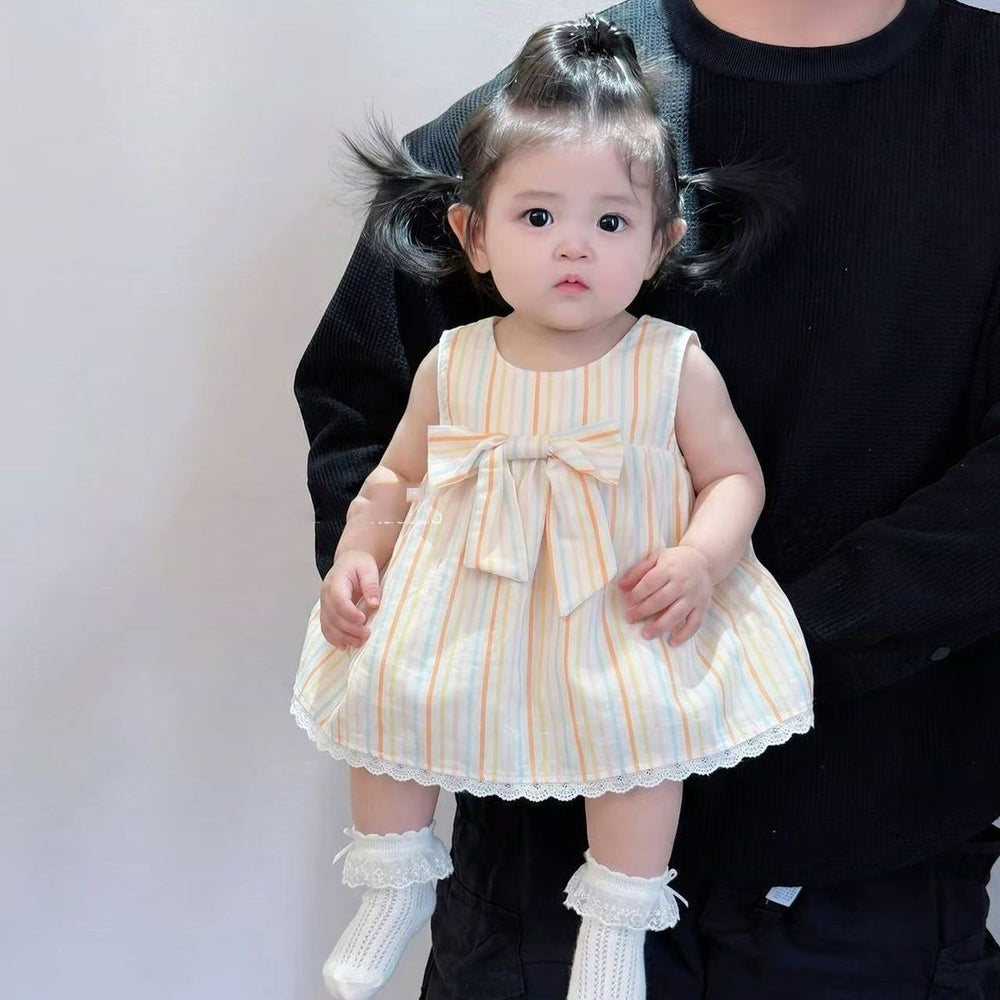 Baby summernew arrivalsweet princess bag skirt baby summer thin one-piece jumpsuit western stylecute sleeveless haki