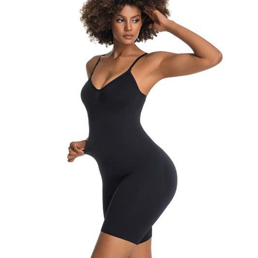 Cross-border hot-selling seamless shapewear, slim-fitting belly and hip lift suspenders, adjustable boxers, breasted integrated