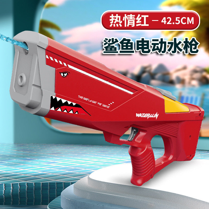 electric burst water gun fully automatic water absorption manual integrated large capacity water spray water boy kids toy