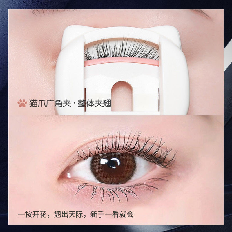 New arrival cute cat claw eyelash curler wholesale portable cute curling eyelash artifact without eyelid clip cross-border exclusive supply