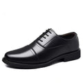 Men's leather dress shoes - spring/autumn work & business casual - triple-stitched, lace-up style - wholesale & dropshipping available