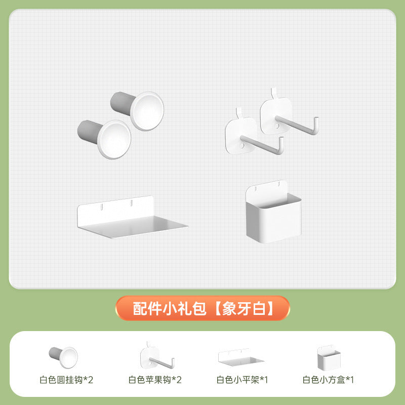 【perforated pegboard shelving】multi-tier shelving unit bookshelf kitchen storage rack shoe rack side panel steel shelving