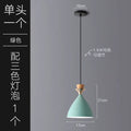 Modern casual macaron chandelier creative milk tea shop popularins bar restaurant lamp scandinavian restaurant chandelier