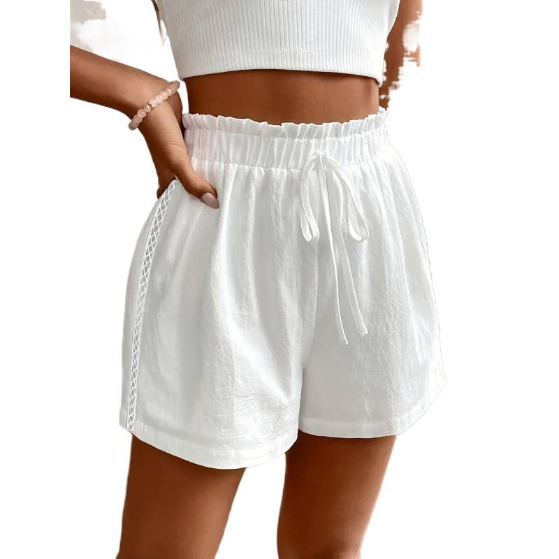 cross-border listing: new  women's elegant loose-fit shorts