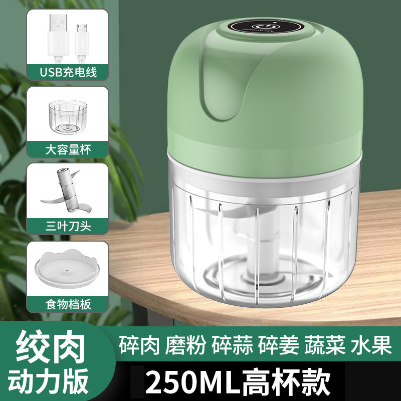 For homeelectric garlic masher garlic press wireless mini garlic masher handy gadget food supplement food processor free shipping