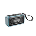 Dx-60 portable bluetooth speaker - high-powered, deep bass, recording, timer, and playback