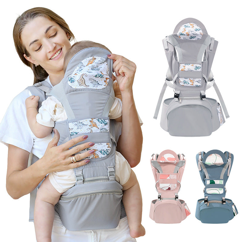 Baby waist stool, lightweight all year round stool, carrier, multifunctional baby two-hug holder, handy gadget for carrying baby when going out, can be stored