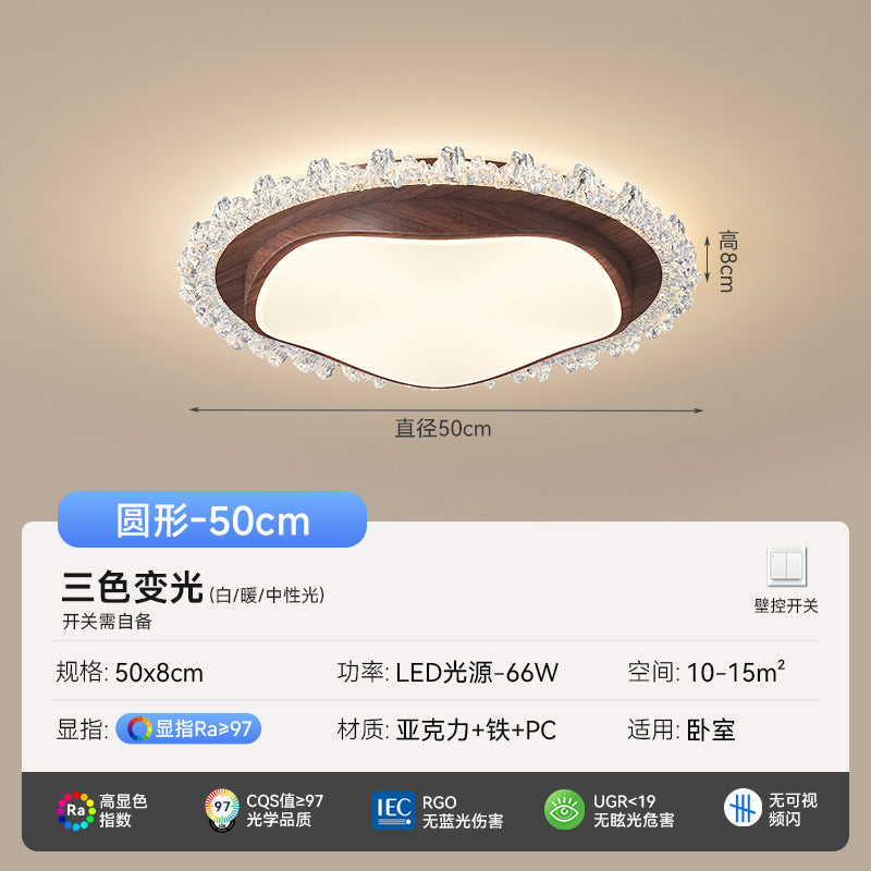Zhongshan Lighting Package Combination Living Room Ceiling Light Medium Ancient American Retro Eye Protection Full Spectrum Super Bright Hall Light