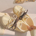 Summer women's bread shoes breathable mesh platform sneakers white shoes versatile with skirts athletic board shoes