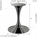 Stainless steel black titanium round brushed 600