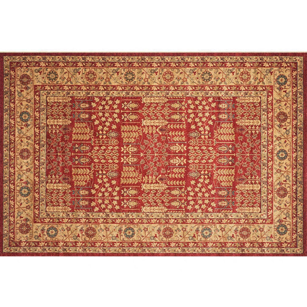 retro ethnic moroccan faux cashmere rug - durable, stain-resistant, perfect for living room coffee tables, bedroom bedside, and more