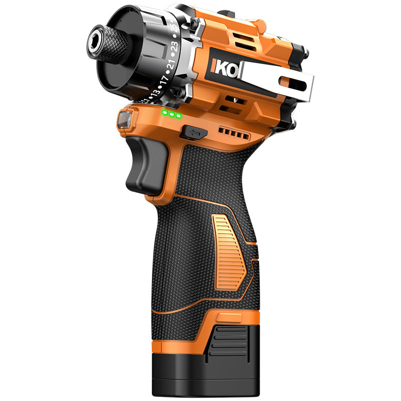 Brushless screwdriver - cordless electric screwdriver for home use, compact handheld multi-function lithium battery screwdriver, high torque electric screwdriver