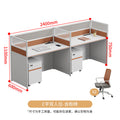 E-shaped double seat-including cabinet and chair