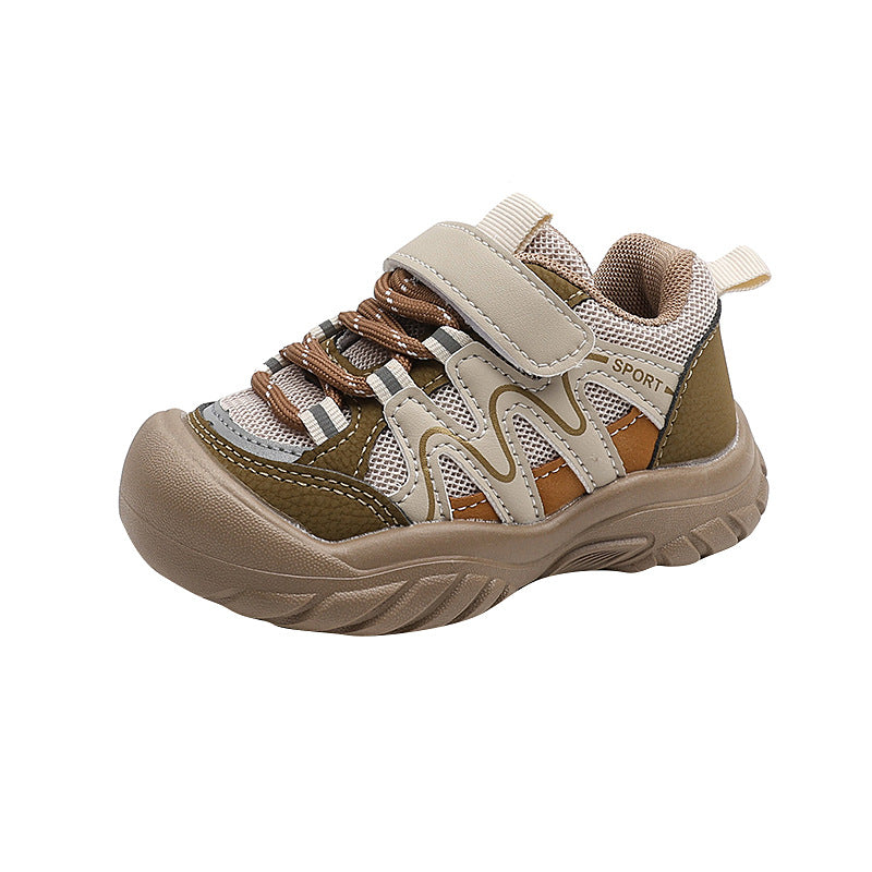 autumn new arrivals: boys' soft-soled comfortable athletic & casual shoes, korean style fashionable versatile girls' german army trainers