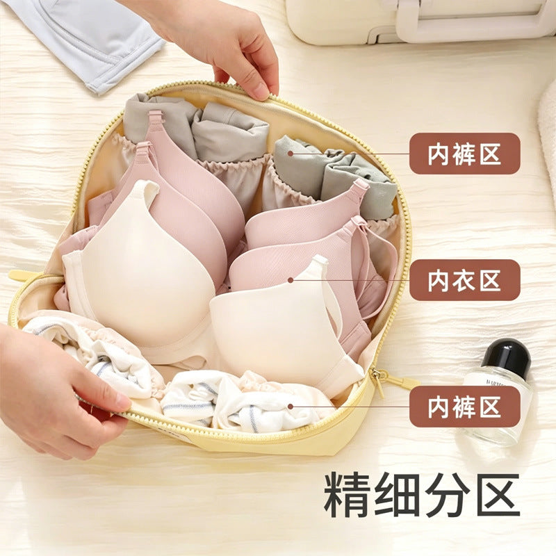 Underwear storage bag travel portable underwear socks storage bag three-in-one travel pack special handy gadget for underwear