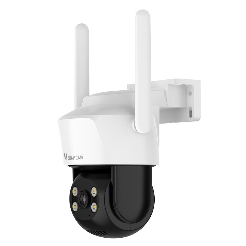 Cross-border outdoor multi-eye camera 360-degree wide-angle gun-ball linkage three-lens dual-screen home camera