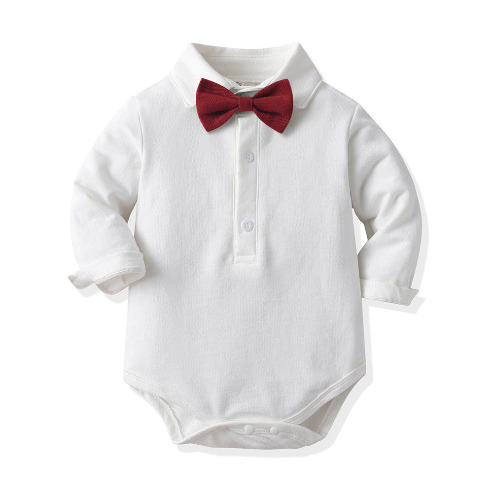 export children's wear: infant & toddler first birthday outfits, autumn/winter rompers, gentleman jumpsuits, baby cotton formal wear