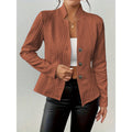 Independent station  fashionexportfall and winternew arrivalhot selling button pattern small suit outwear