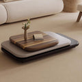 Foshan made: italian minimalist designer high-end rotating coffee table - 2025 new creative, unique shaped living room table