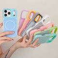 New two-color jelly magnetic two-in-one suitable for iphone17promax mobile phone case apple 11 frosted skin feel
