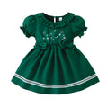 new summer collection: baby & toddler girl's solid color bubble sleeve floral print belted dress