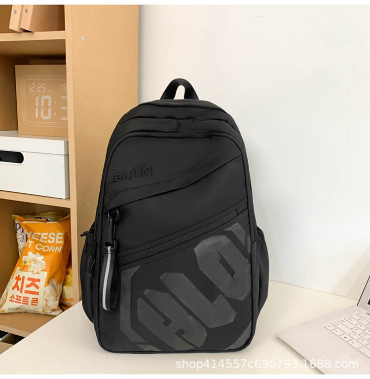 Schoolbag for junior high school students, large capacity, wear-resistant, urban casual style, large capacity, wear-resistant, business trip, backpack