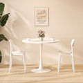 Negotiation table dining table popularwhite scandinavianins round milk tea coffee shop table and chair combination tulip dining table