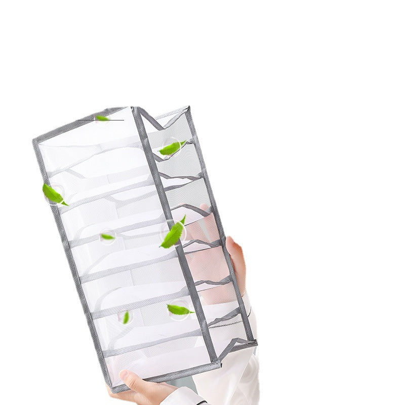 Portable large clothes, pants storage box, wardrobe sorting storage box, t-shirt, short-sleeved jeans, shirt classification