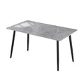 Nordic light luxury sintered stone dining table - modern minimalist design for small spaces - direct from the manufacturer - multiple sizes available
