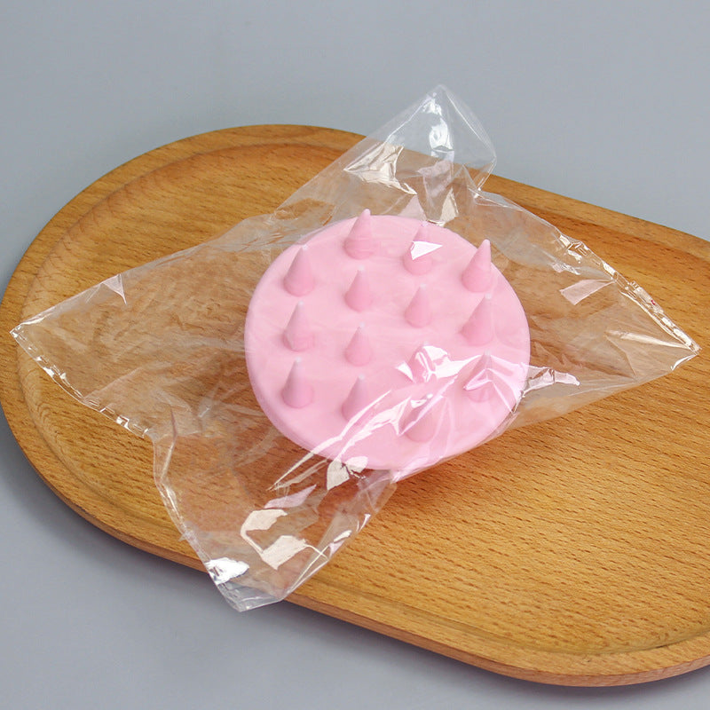 Beauty & hairdressing massage scalp shampoo brush - tpr silicone-like soft hair brush for gentle scalp cleansing & detangling