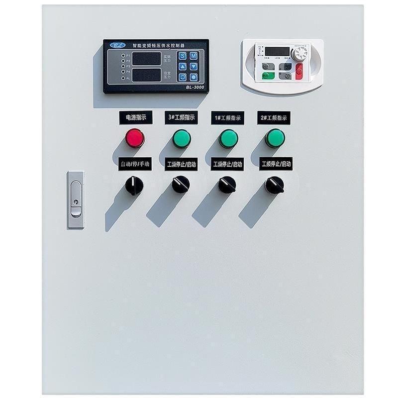 Complete set of frequency conversion intelligent PLC constant pressure water supply distribution cabinet ABB soft start water pump fan electromechanical control distribution box