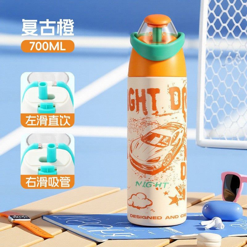 2026 new sports cycling water bottle - dual-drink straw cup - hot-selling export water bottle - portable tumbler - travel & outdoor