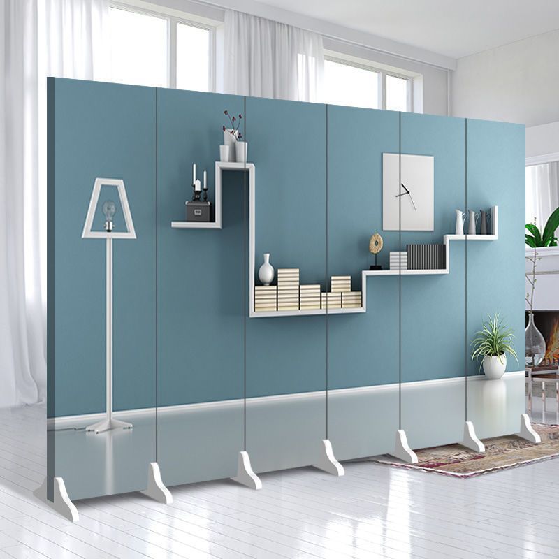 Cream style screen partition simple modern living room entrance folding mobile blocking bedroom simple folding screen