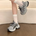 2026 spring/summer hot seller: women's height-increasing sneakers - versatile casual athletic shoes with chunky platform soles (oversized dad shoes)