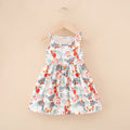 Orange monkey milk silk dress