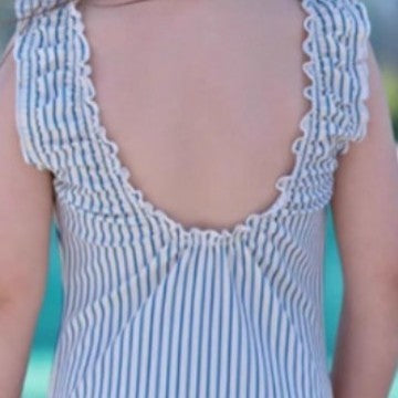 Baby girl's beach vacation one-piece swimsuit - danish style, new  collection, cute kids' swimwear