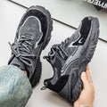 Men's shoes: 2026 spring new arrivals - trendy color block chunky platform dad shoes, european style, premium casual sneakers