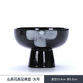 Vintage-inspired, niche design tall dessert cups - ceramic, high-style fruit, dessert, and tea tray