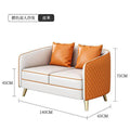 Orange: double seat