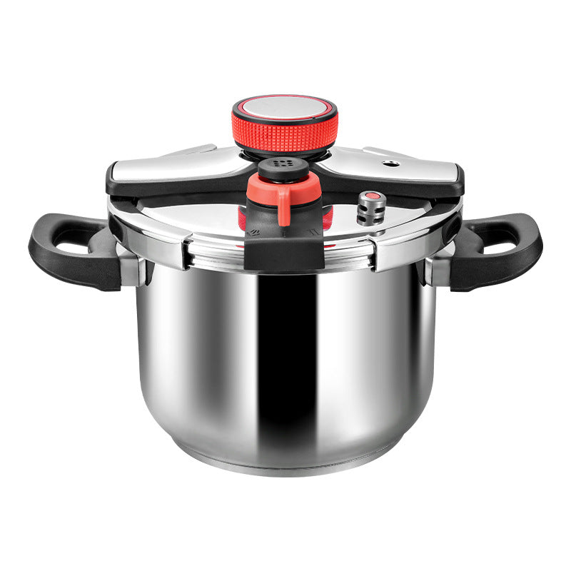 304 stainless steel pressure cooker - household, explosion-proof, high capacity, induction and gas stove compatible
