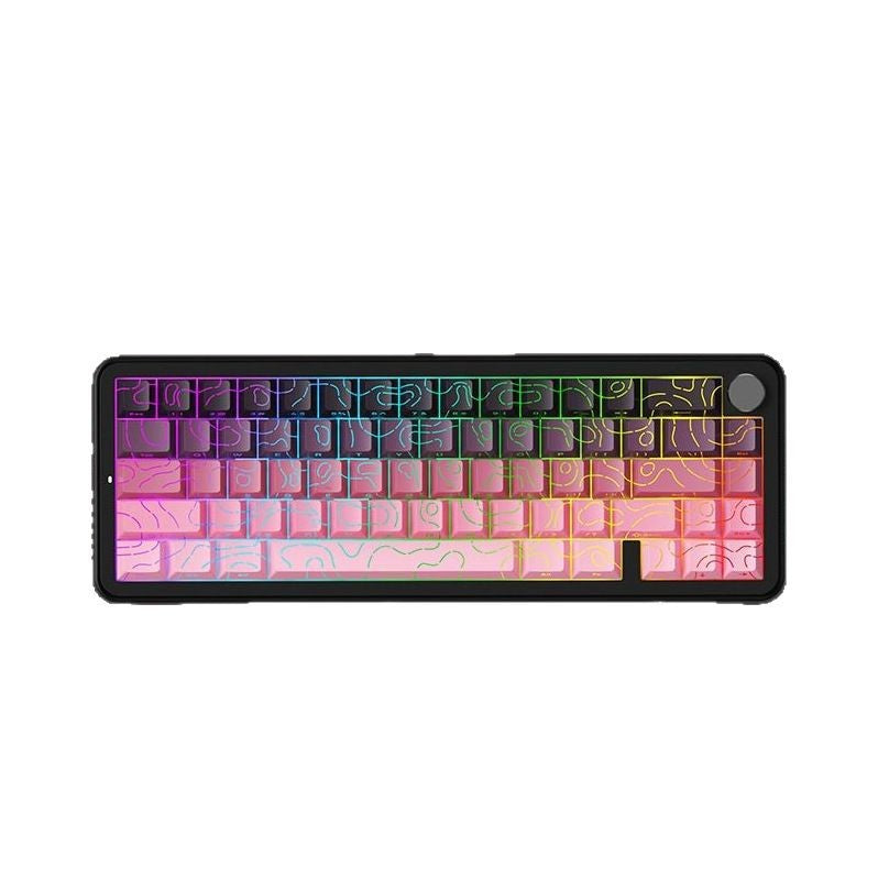 Xinmeng beat65 magnetic axis mechanical keyboard wired customization side engraving contour aluminum alloy rt for e-sports games