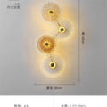 Designer artistic light luxury wall lamp - high-end creative lotus leaf decorative lighting for living room sofa and tv background wall
