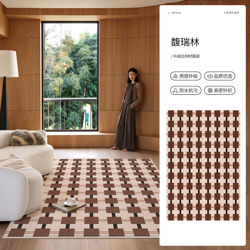 Carpet living room retroclassy sofa coffee table cushion medieval waterproof anti-fouling bedroom large area full bed blanket