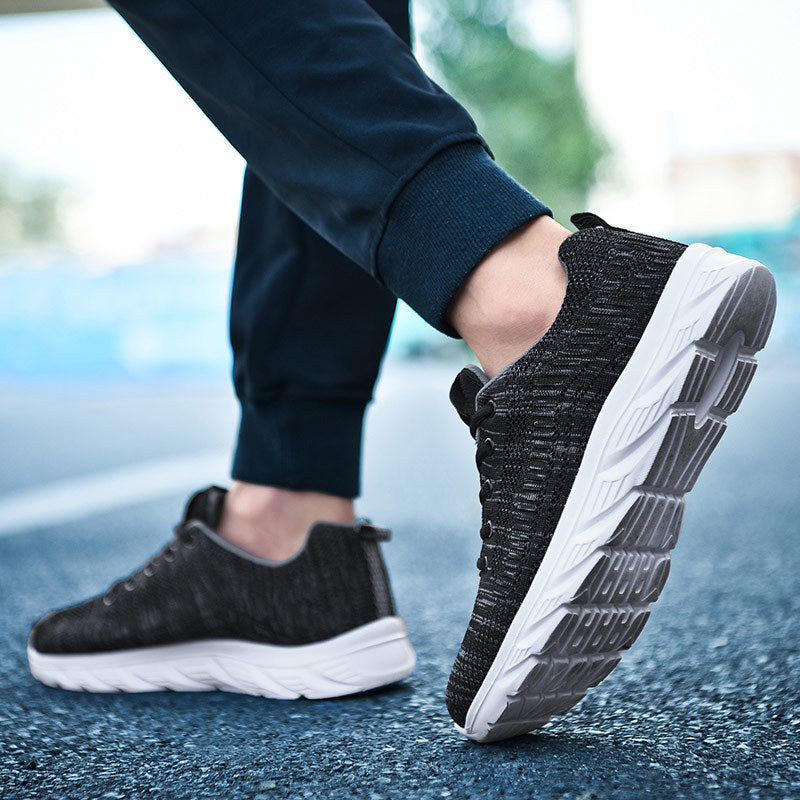 Large size men's sports shoes men's 2023 summer breathable mesh men's shoes casual running shoes  trendy shoes