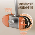 Suction cup punch-free hair dryer bathroom bracket storage wall-mounted lazy bathroom hair dryer rack